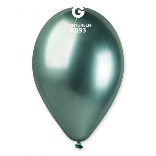 10 Balões latex 13'' (33cm) cor Shiny Green #093